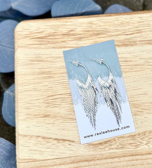 Gatsby Earrings - Silver