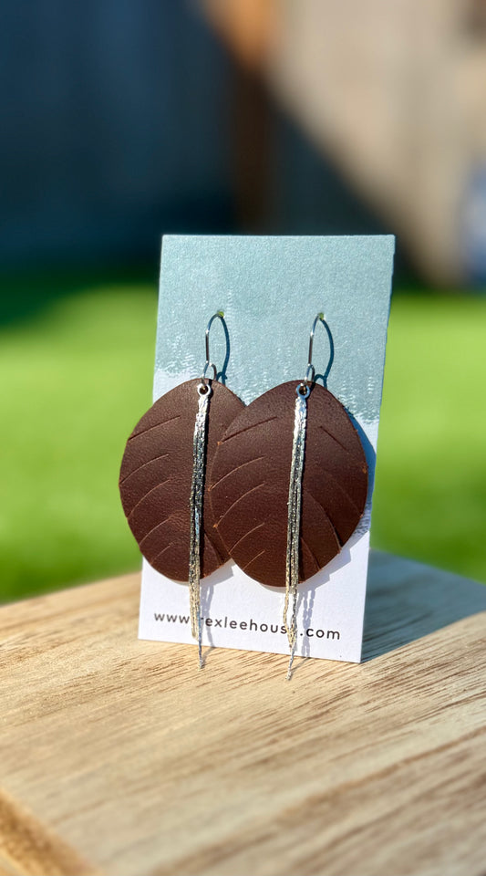 Cowgirl Fringe - Leather Earrings